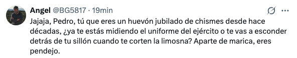 Tunden a Pedro Sola por criticar los programas sociales
