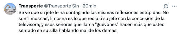 Tunden a Pedro Sola por criticar los programas sociales
