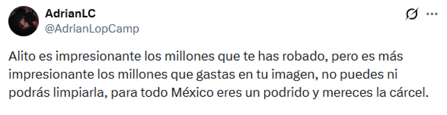 Usuarios se burlan de Alito Moreno por hacer video con IA