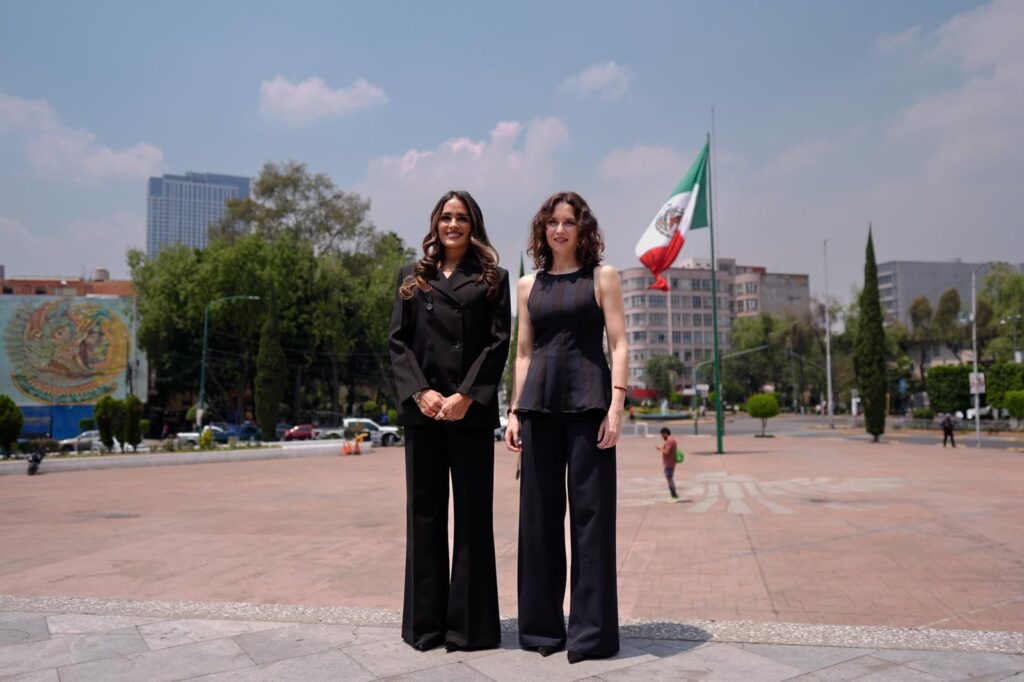 Alessandra Rojo con Díaz Ayuso