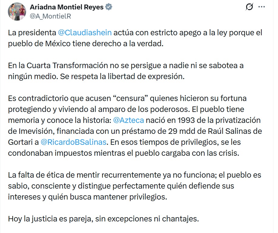 Ariadna Montiel Grupo Salinas