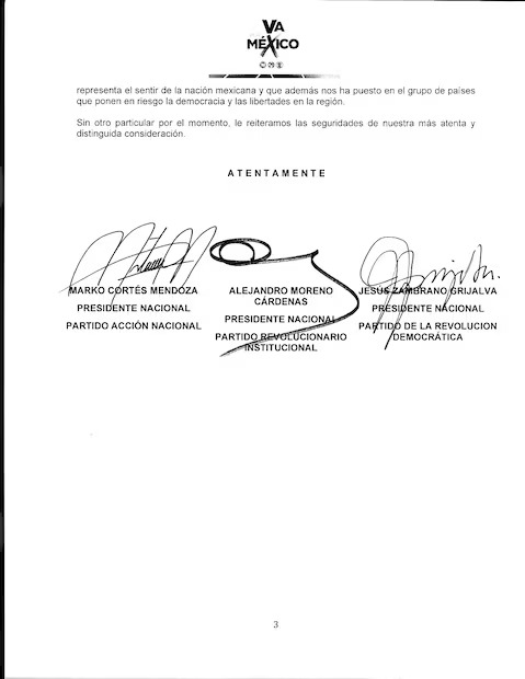 Denuncia 2021 PRI, PAN y PRD