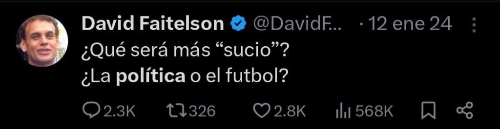 Faitelson sobre la política