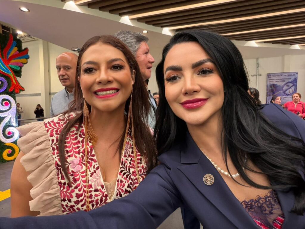 Gaby Jiménez y Clara Brugada