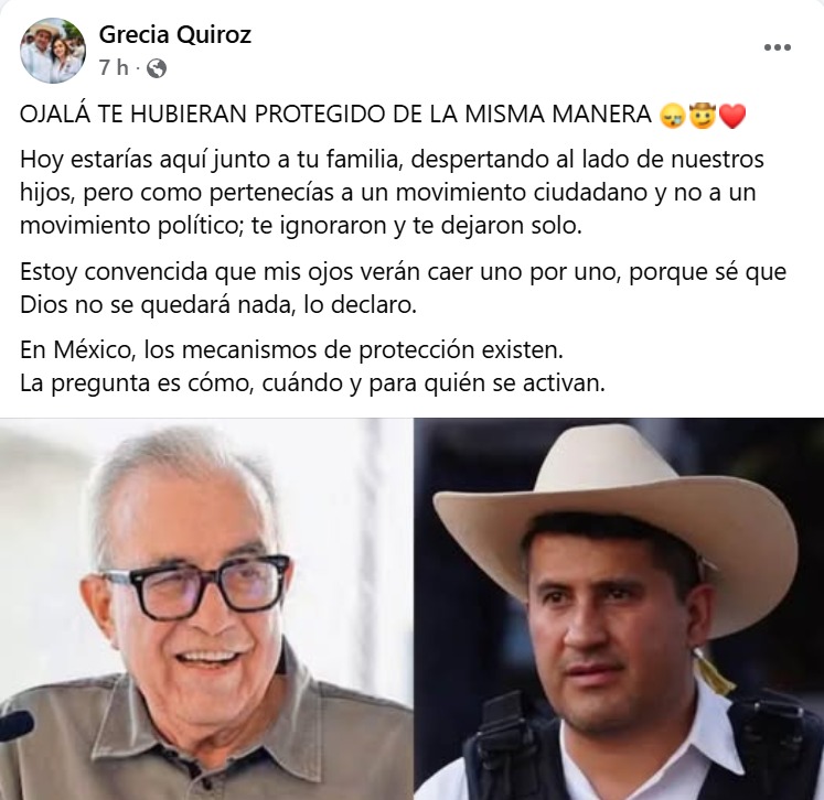 Grecia Quiroz Facebook