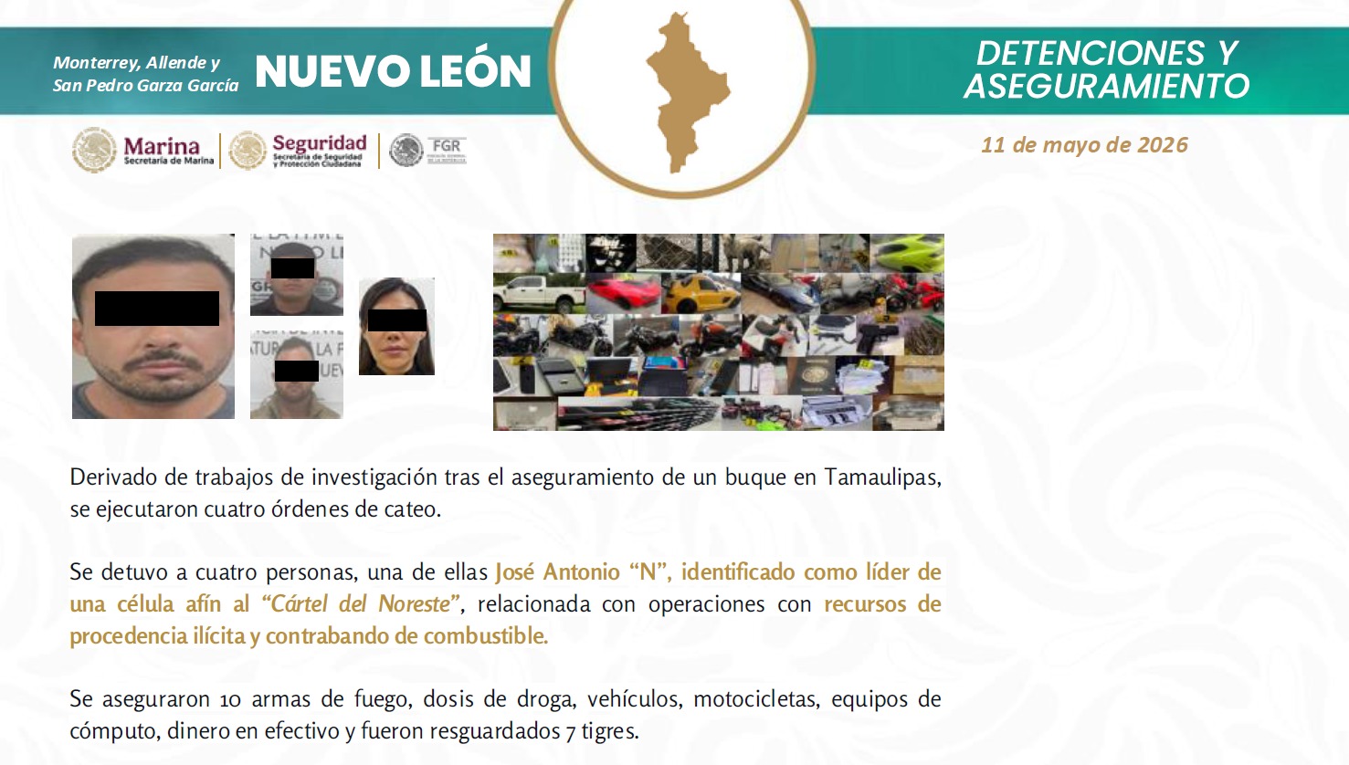 Harfuch presenta avances en materia de seguridad
