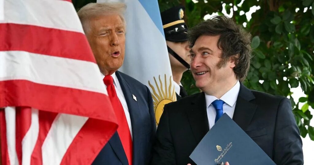 Javier Milei y Trump