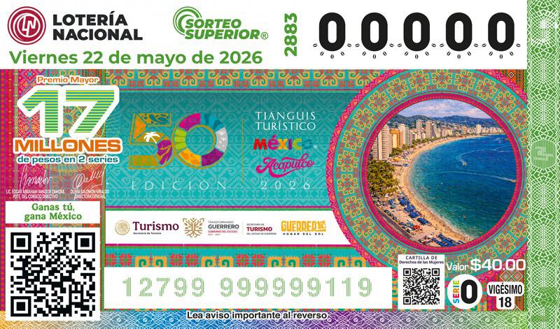 Lotería Nacional boleto 