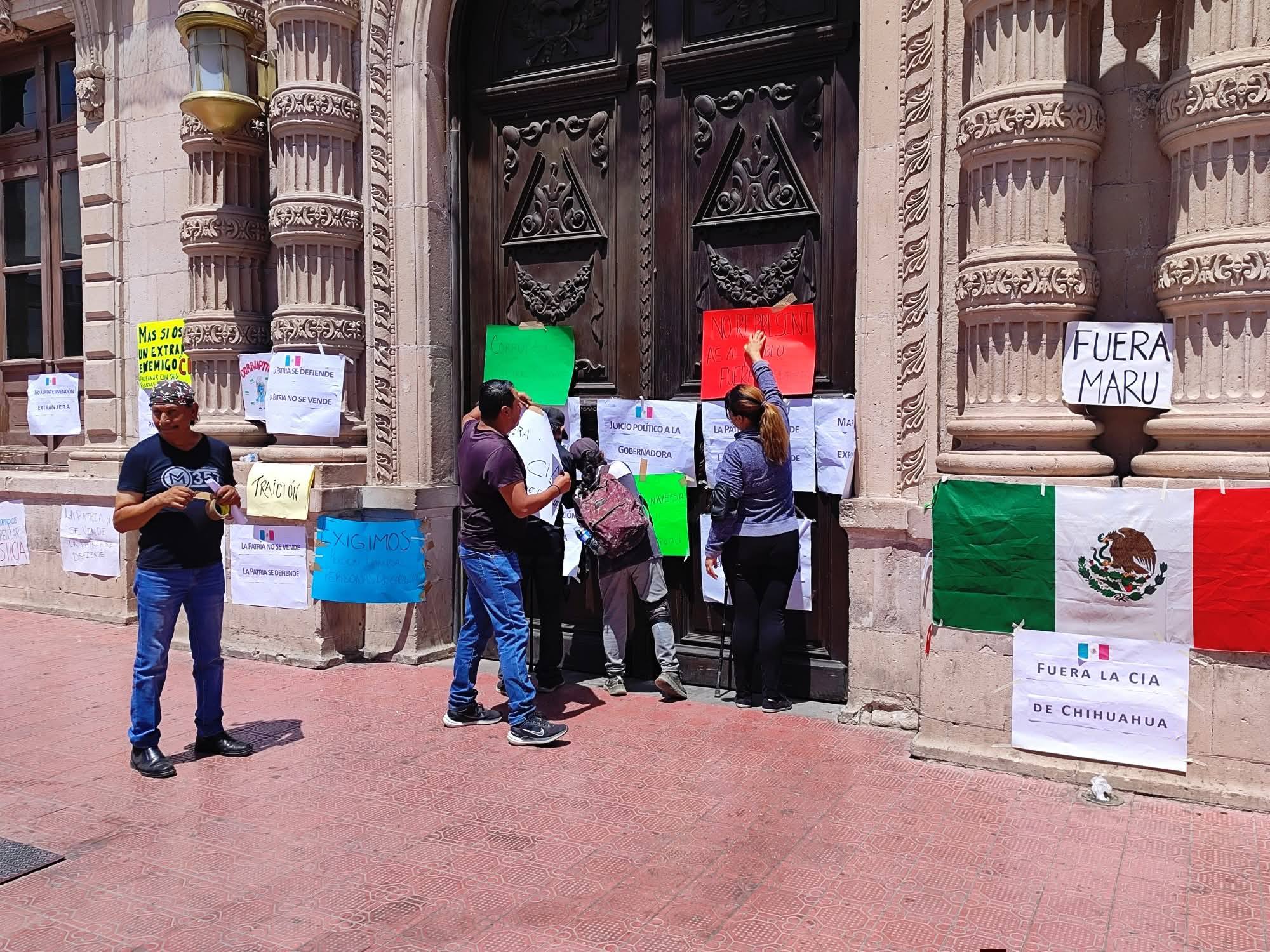 Manifestación contra Maru Campos