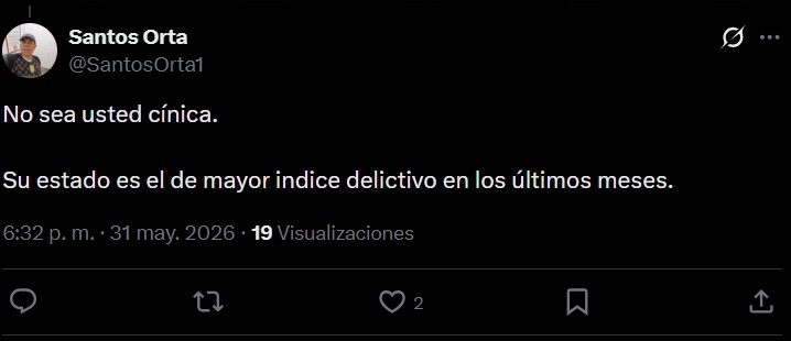 Maru Campos recibe críticas por mensaje sobre violencia
