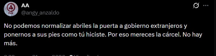 Maru Campos en redes, la acusan de oportunismo político