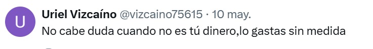 no es tu dinero