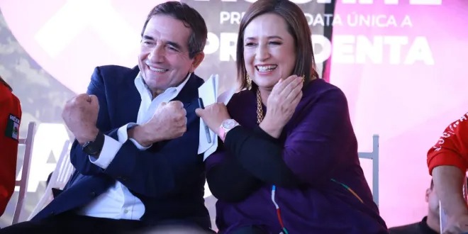 Noroña comparte foto de Cuén y Gálvez