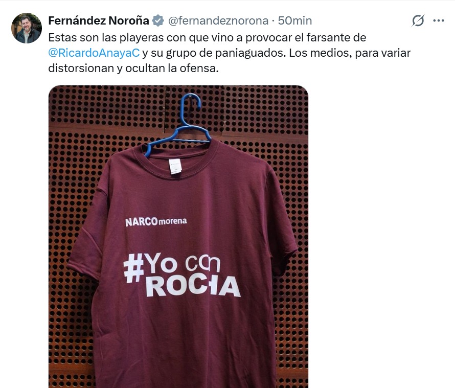 Noroña playeras PAN