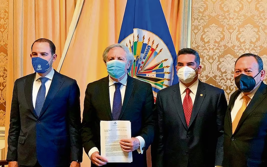 PRI, PAN y PRD denuncia 2021