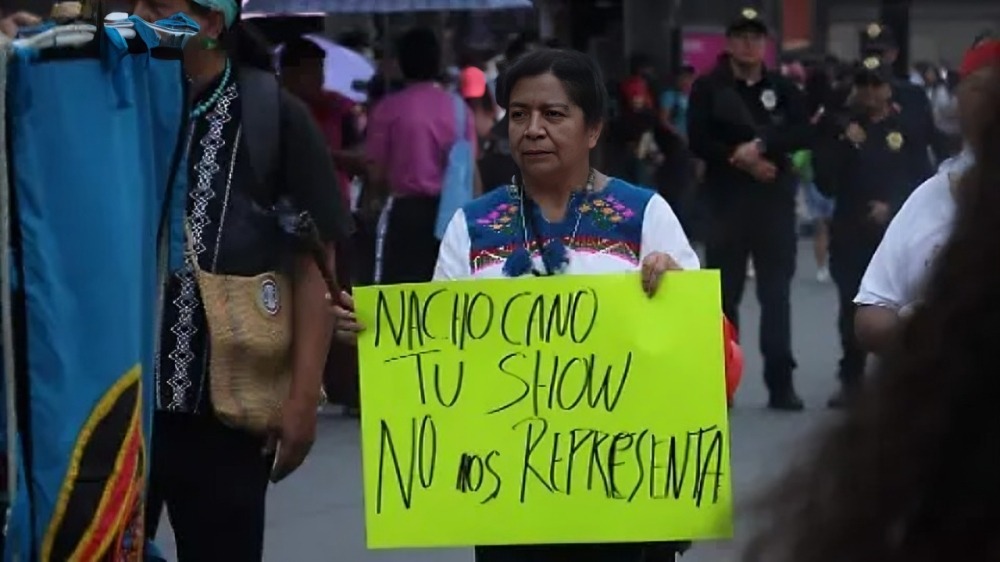 protestas contra misa Hernán Cortés