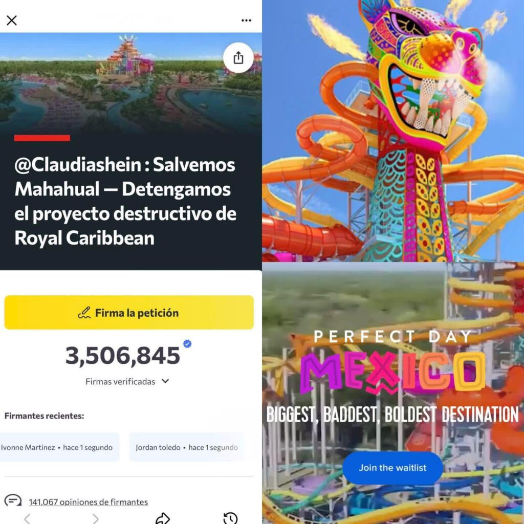 Protestas contra Royal Caribbean