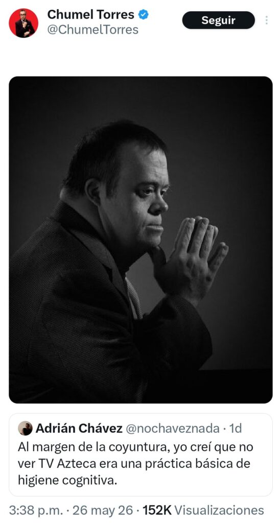 publicación de Chumel Torres