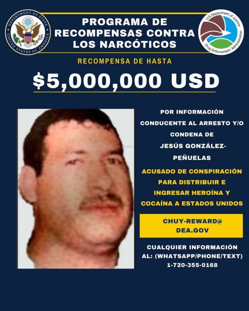 Recompensa Chuy González