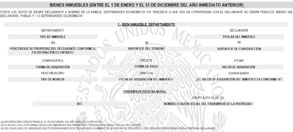 Sheinbaum presenta declaración patrimonial 2026