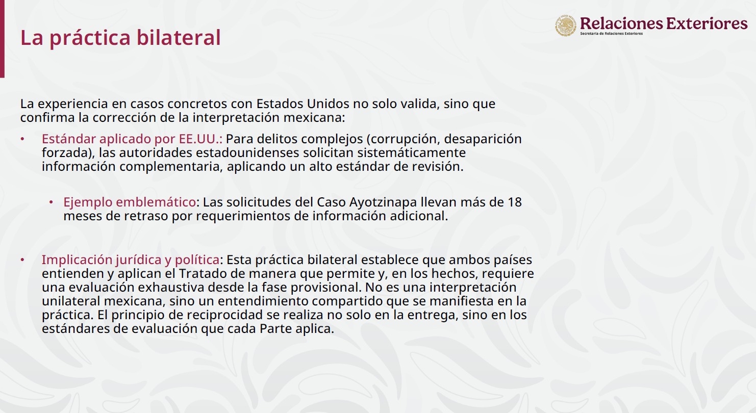 Casos de extradición negados por Estados Unidos