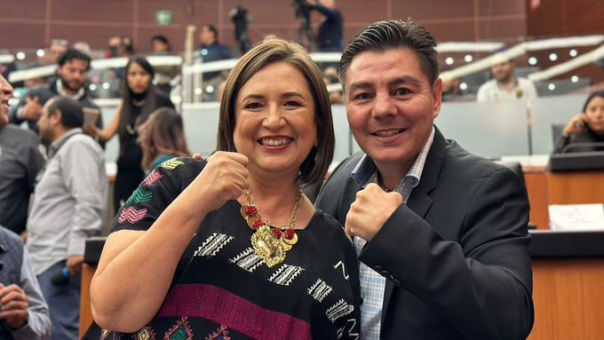 Travieso Arce y Xóchitl Gálvez