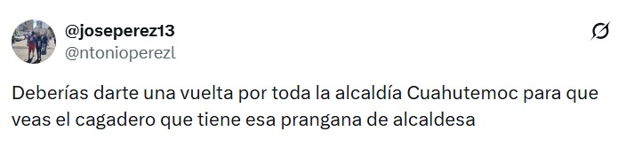 de una vuelta a la alcaldía