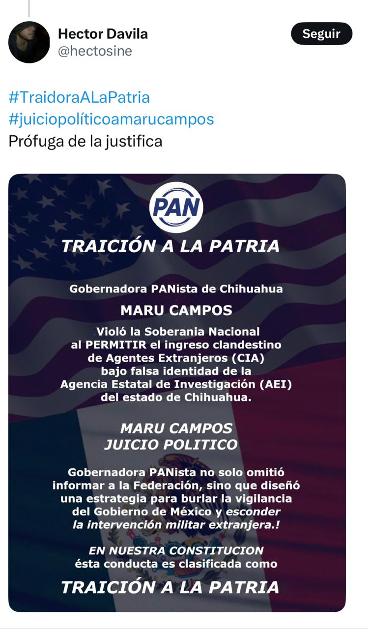 Usuarios responden a Maru Campos