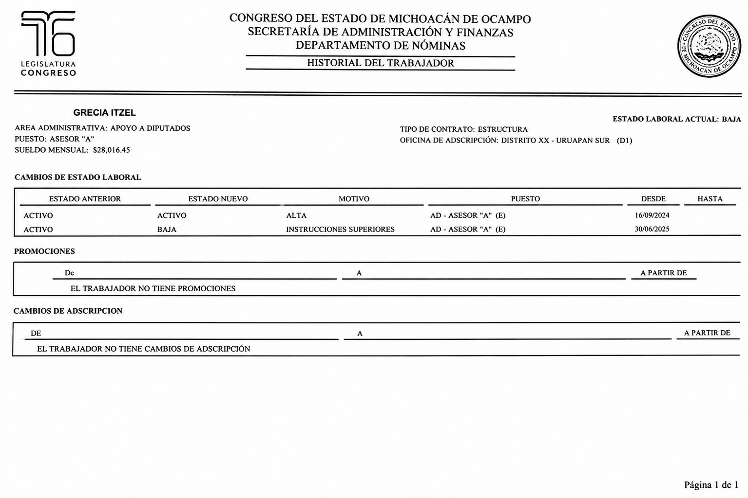 Grecia Quiroz cobró más de 200 mdp como aviadora