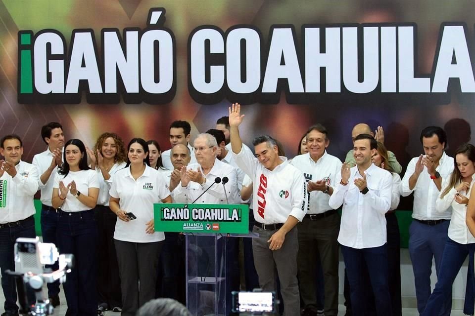 Alito celebra su triunfo en Coahuila
