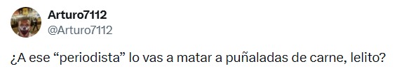 Alito periodista a puñaladas