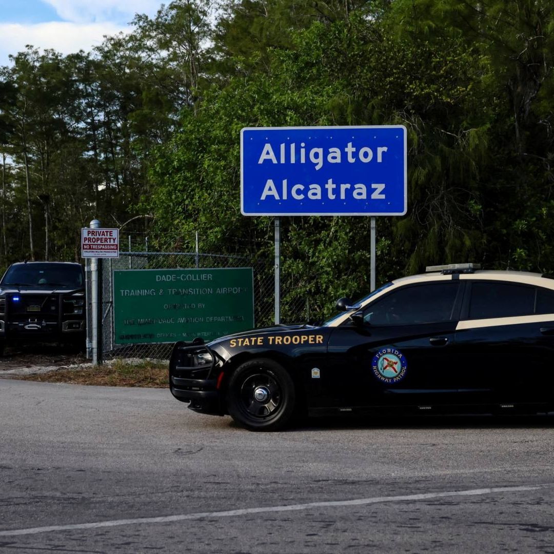 Alligator Alcatraz exterior