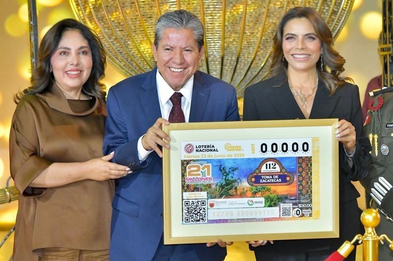 Toma de Zacatecas billete Lotería Nacional