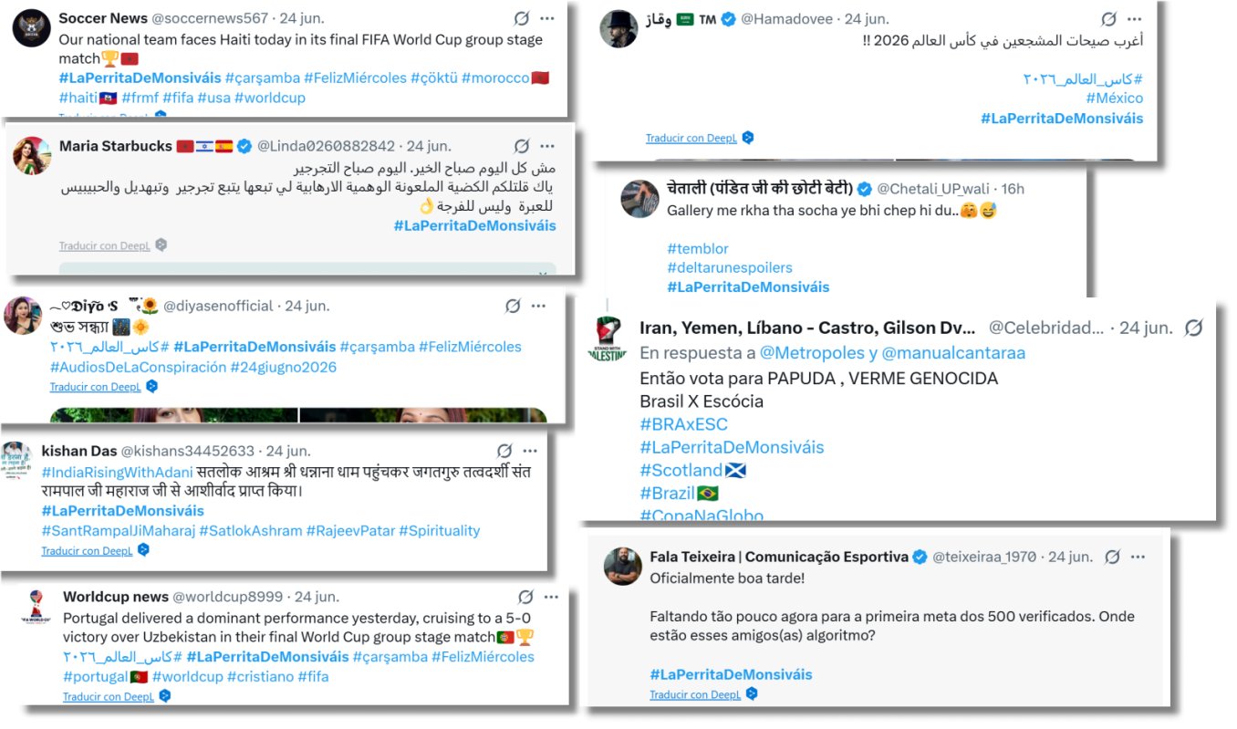 Bots extranjeros perrita de Monsiváis