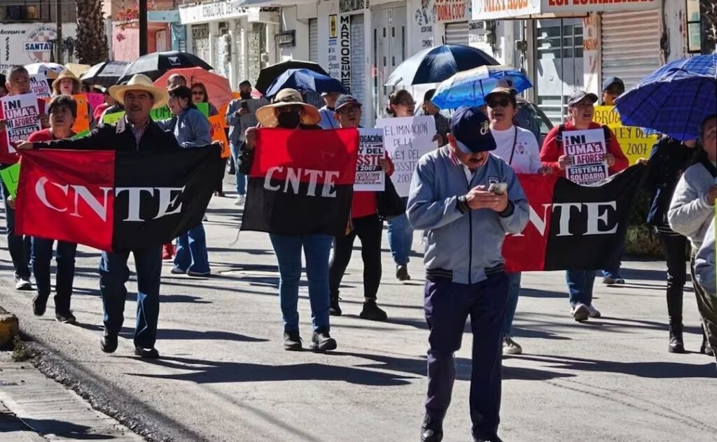 CNTE protestas