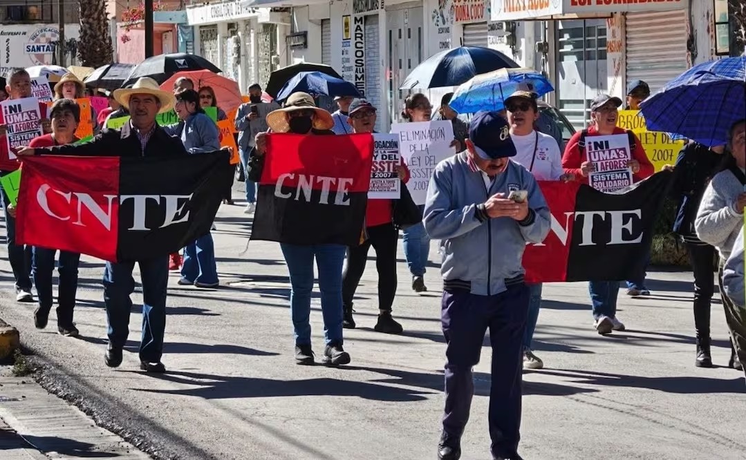 CNTE protestas