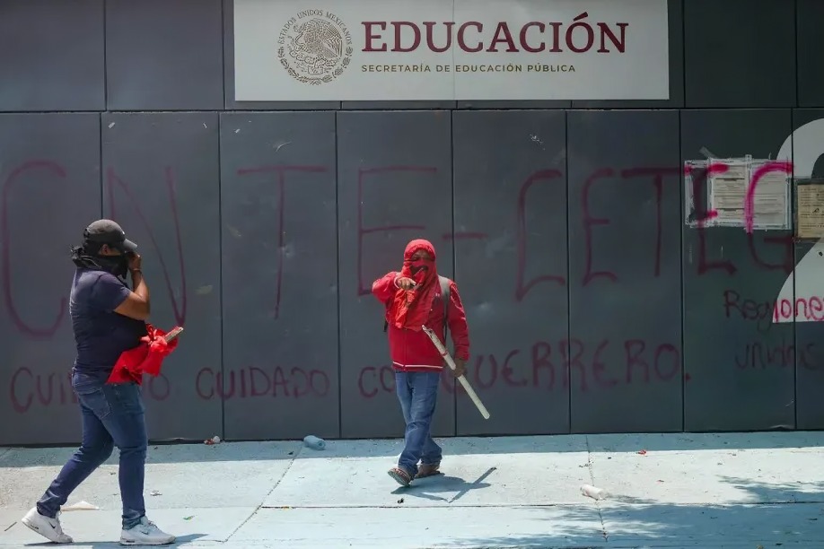 CNTE protestas
