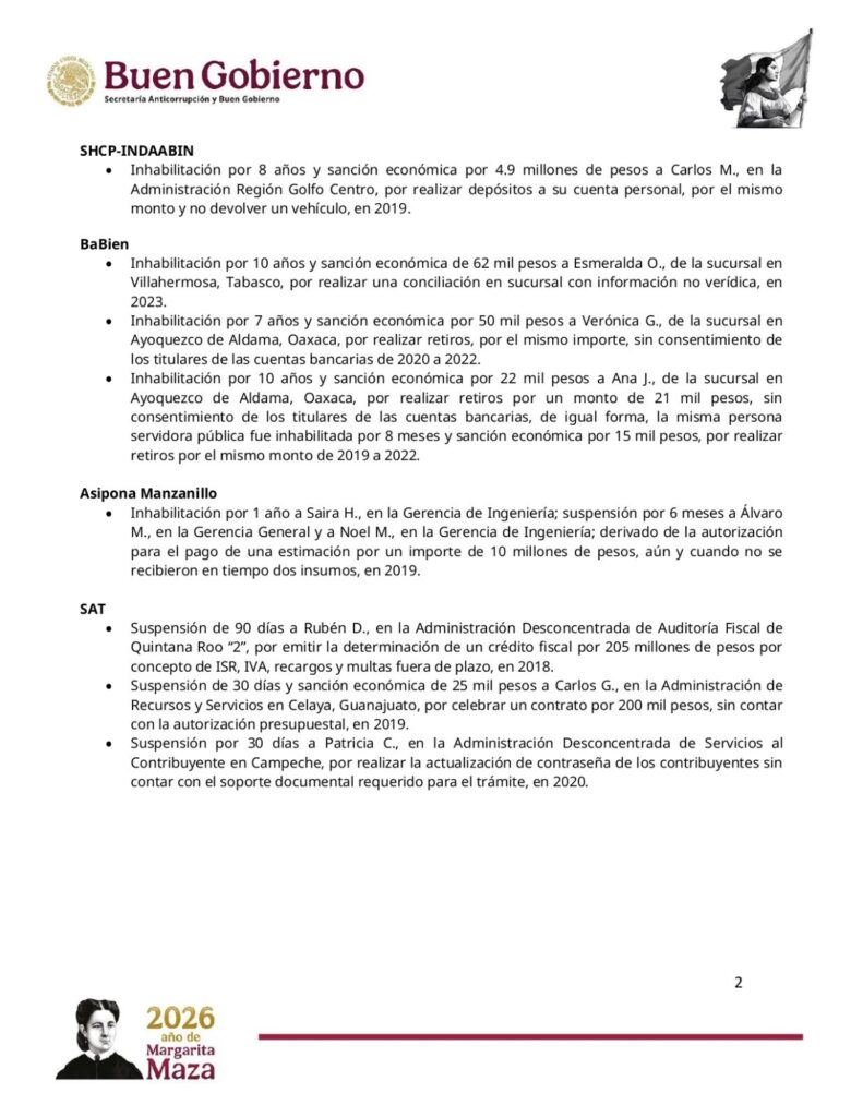 comunicado Buen Gobierno