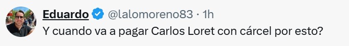 cuando pagará Loret
