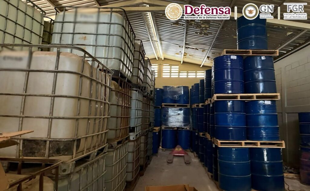 Decomiso metanfetamina en Sinaloa