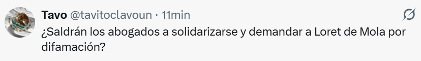 demandar a Loret