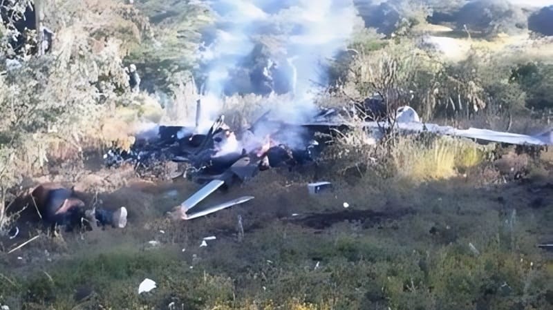 Derriban helicóptero en Michoacán con fusil Barrett