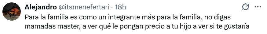 Es integrante de la familia