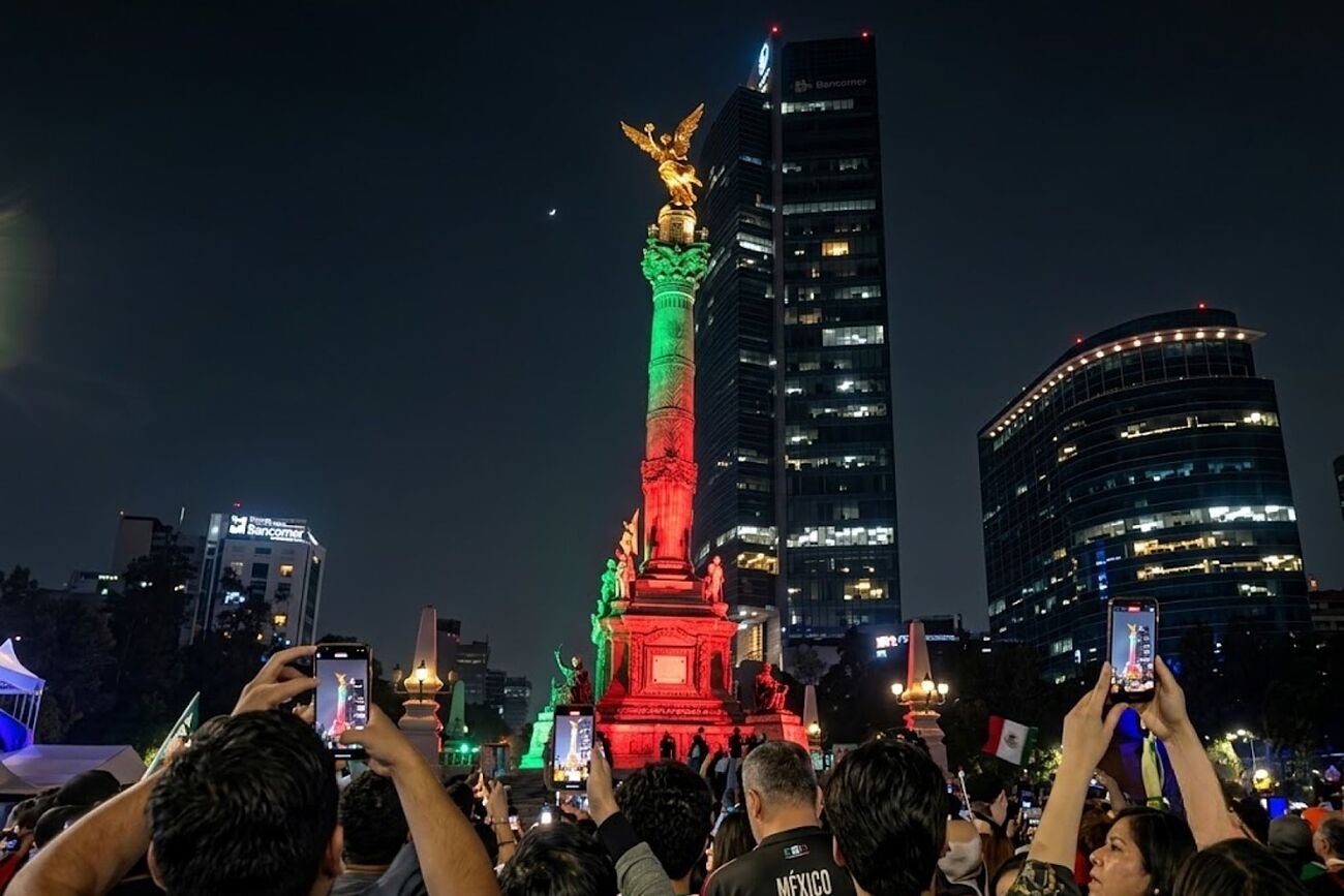 Festejos de México vs. Corea