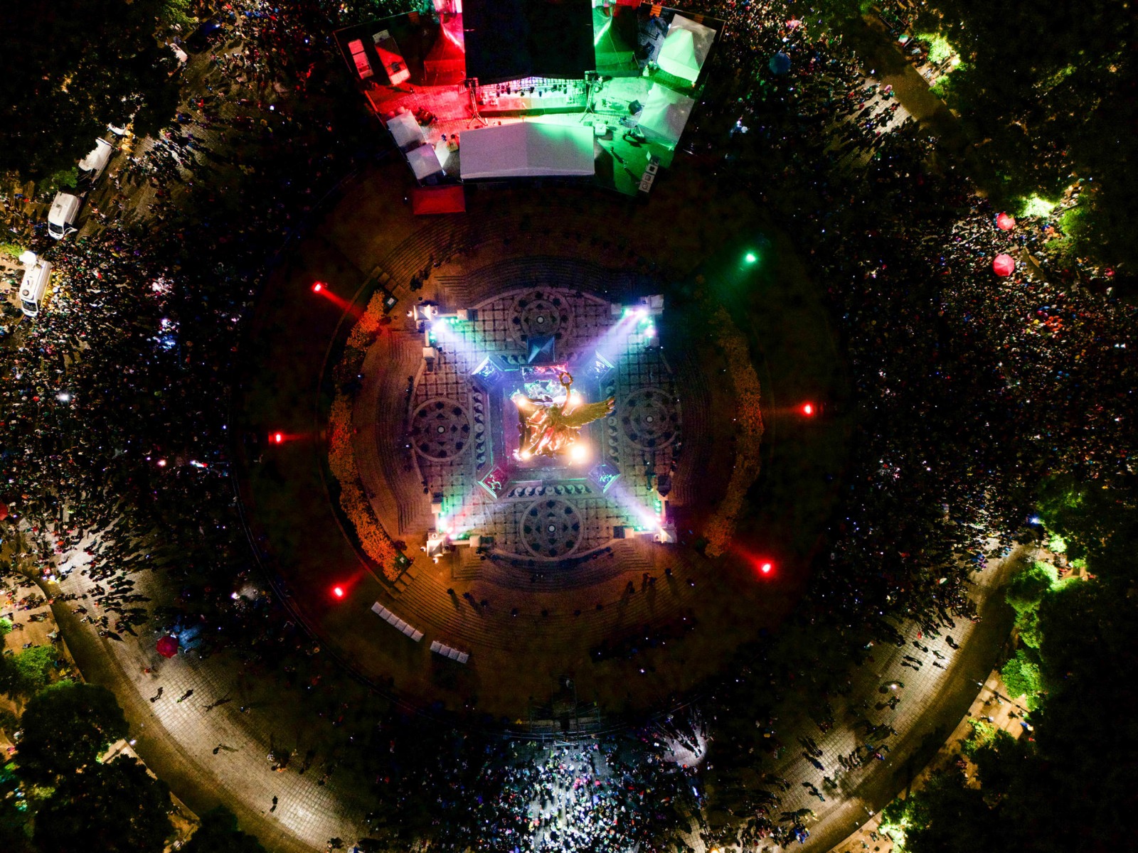 Festejos de México vs. Corea