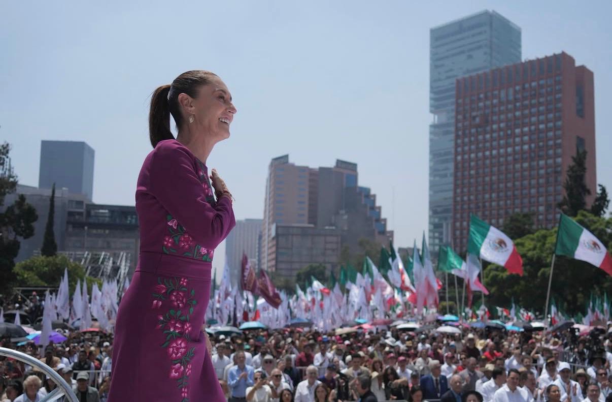 Gaby Jiménez reconoce la labor de Sheinbaum como presidenta