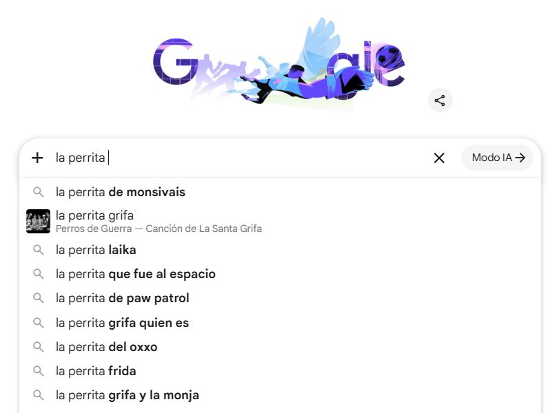 Google perrita Monsiváis
