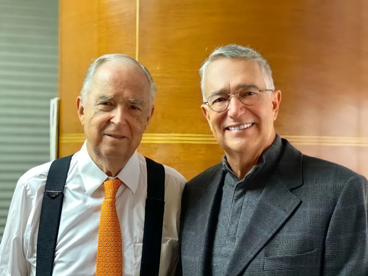 Hugo Salinas Price y Ricardo Salinas Pliego 