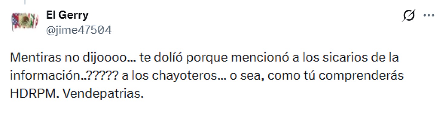 Internautas apoyan críticas de Manuela Obrador a Trump