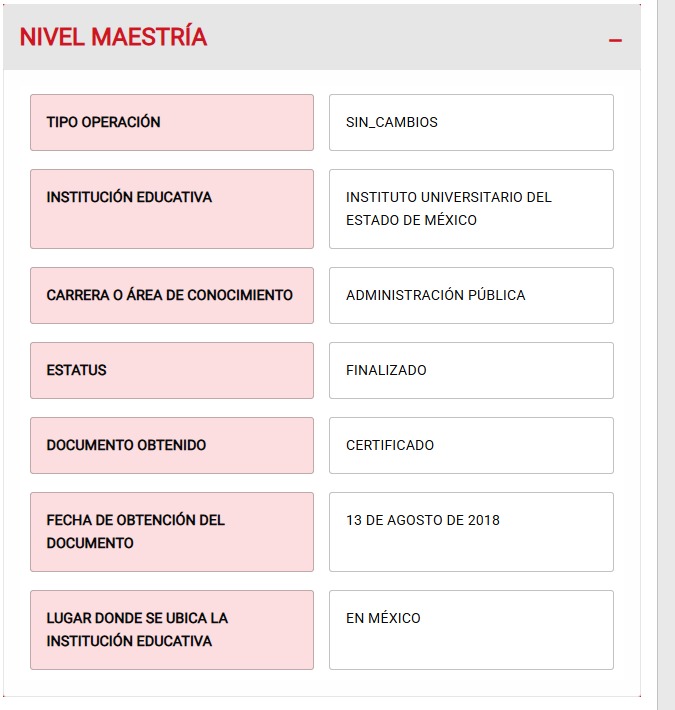 Maestría alcaldesa de Tenancingo